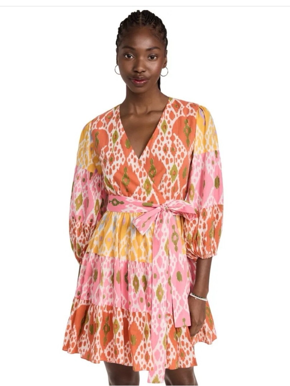 Charina Sarte Alhambra Dress in Pink, Orange & Yellow